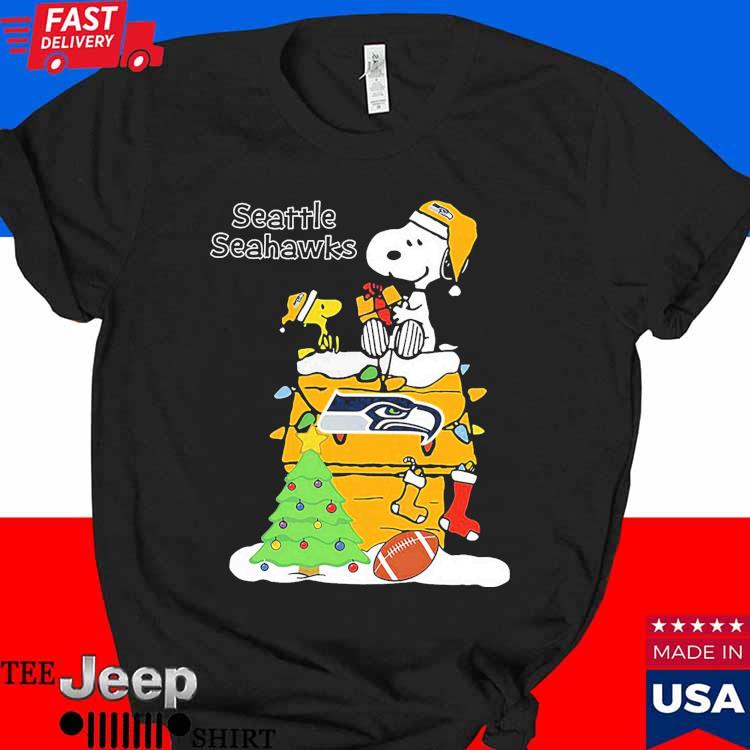 Official christmas Snoopy Seattle Seahawks Shirt, hoodie, sweater, long  sleeve and tank top