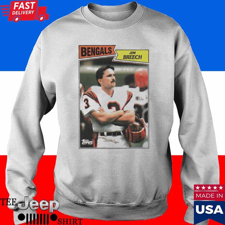 Cincinnati Bengals Jim Breech retro shirt, hoodie, sweater, long