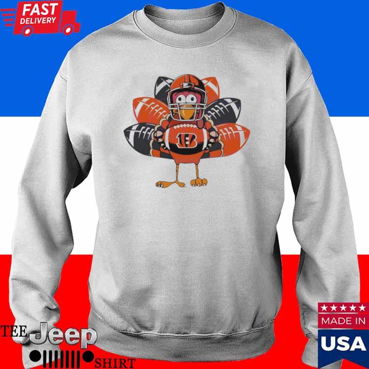 Cincinnati Bengals Turkey Thanksgiving 2023 t shirt, hoodie, longsleeve,  sweatshirt, v-neck tee