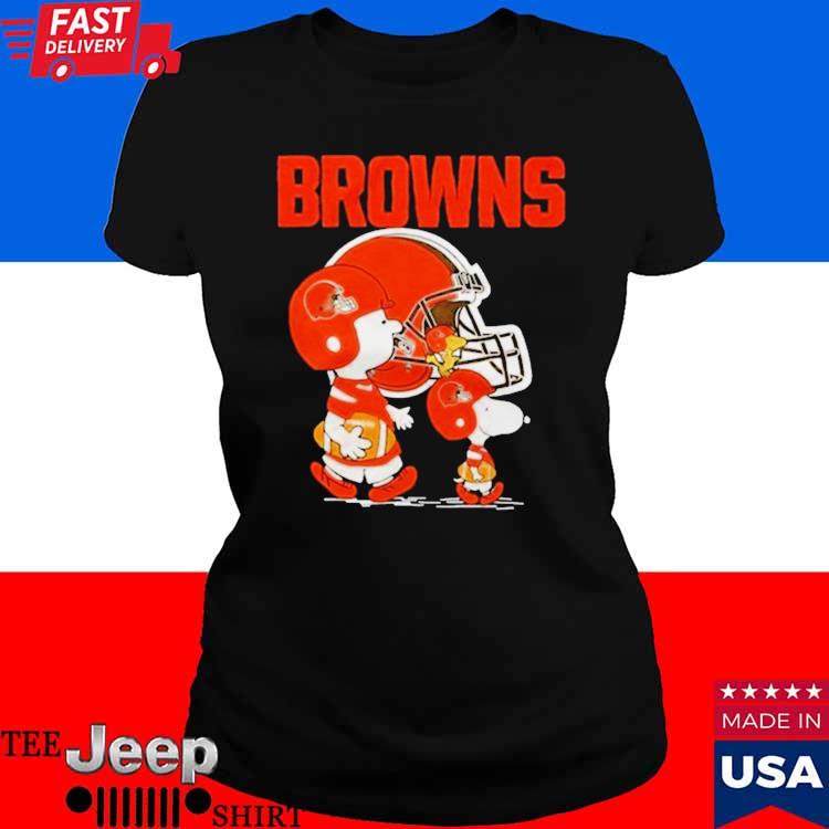 Cleveland Browns Snoopy and Charlie Brown Peanuts shirt, hoodie, sweater,  long sleeve and tank top