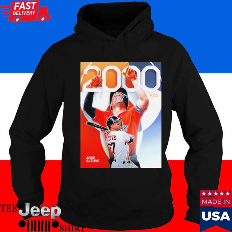 Congrats Jose Altuve 2000 Hits In Career Houston Astros MLB Home Decor  Poster Shirt, hoodie, sweater, long sleeve and tank top