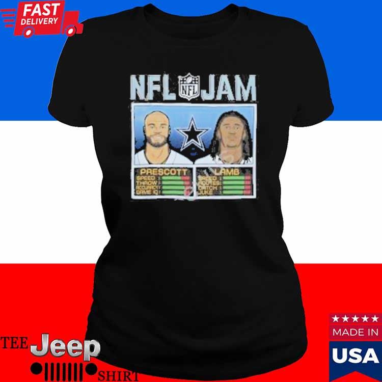 Nfl Jam Cowboys Prescott And Lamb Logo Shirt, hoodie, sweater