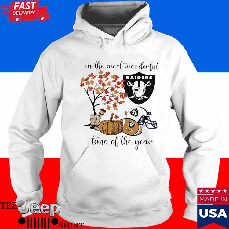 In The Most Wonderful Time Of The Year Las Vegas Raiders Shirt Hoodie  Tank-Top Quotes