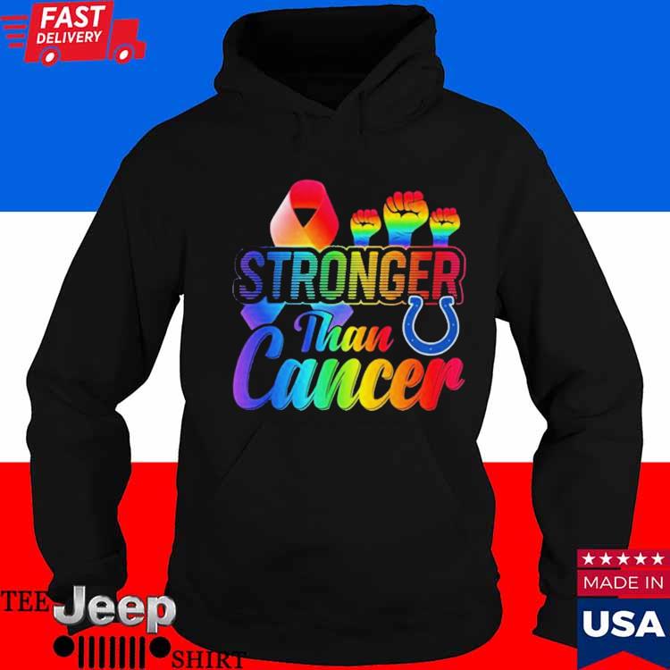 Indianapolis Colts Stronger Than Cancer Shirt