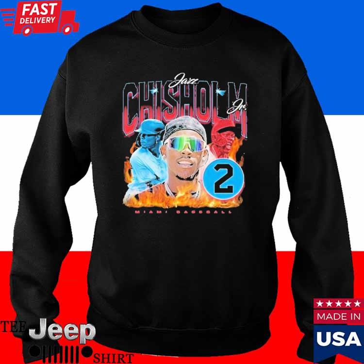 Official Number 2 Jazz Chisholm Miami Baseball Retro t-shirt