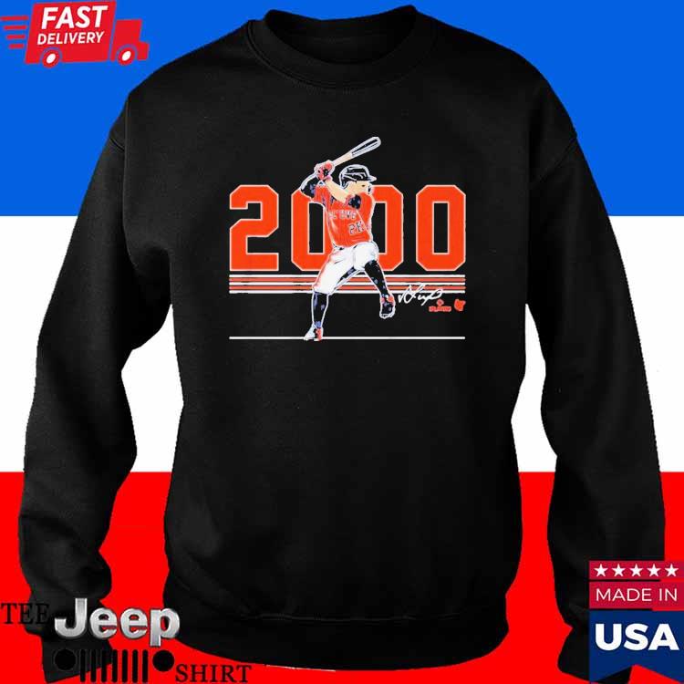 Official jose altuve 2000 hits houston T-shirt, hoodie, sweater, long  sleeve and tank top