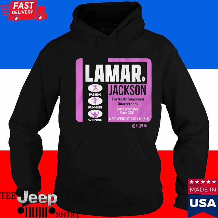 Lamar Jackson Perfectly Seasoned Shirt, hoodie, sweater, long