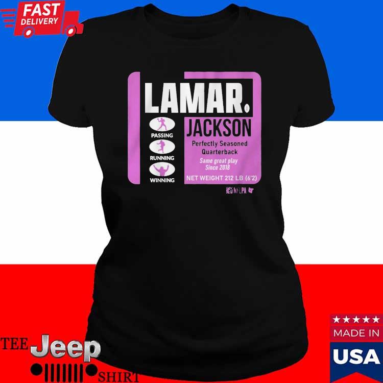 Official lamar Jackson Perfectly Seasoned Shirt, hoodie, sweater