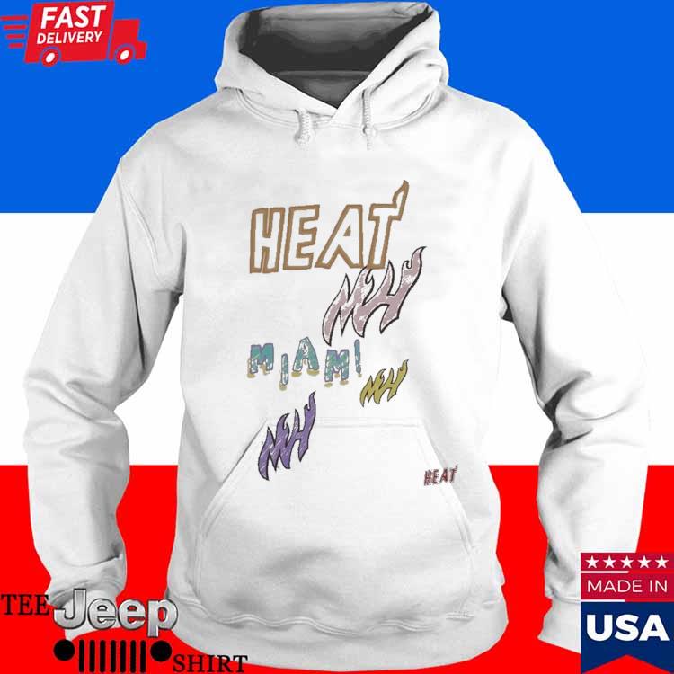 Miami Heat Mitchell Ness Hardwood T-Shirt, hoodie, sweater, long