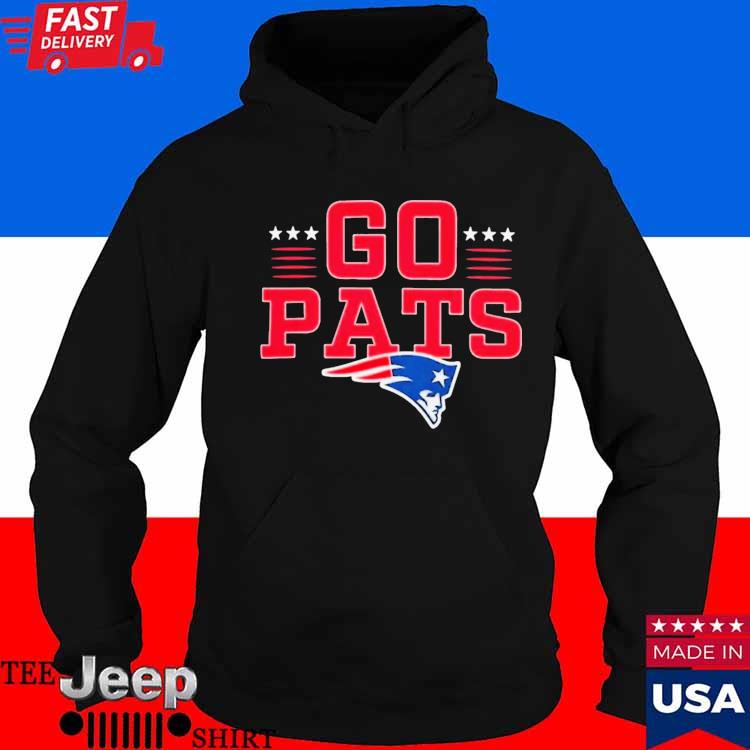 New England Patriots Go Pats Profile Big & Tall Two Sided Shirt