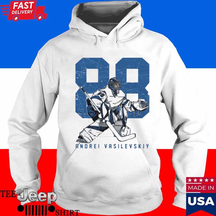 Number 88 Andrei Vasilevskiy Ice Hockey Shirt, hoodie, sweater, long sleeve  and tank top