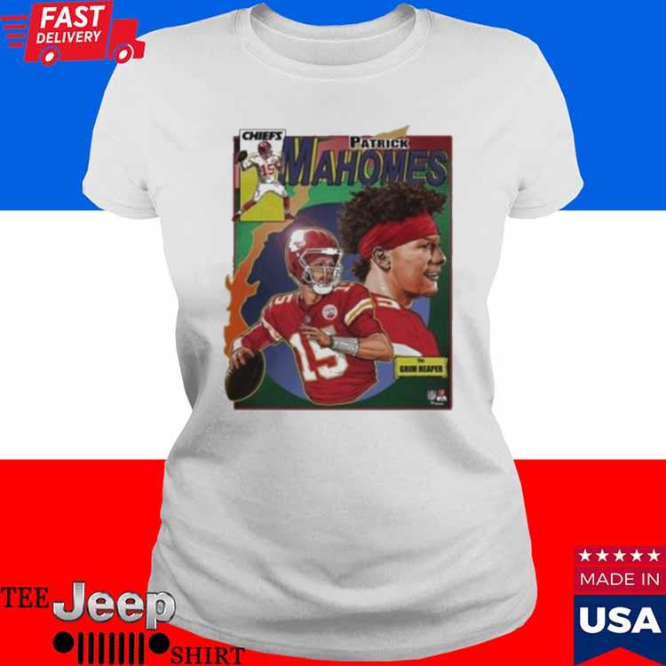 Patrick Mahomes The Grim Reaper T-Shirt Front and Back