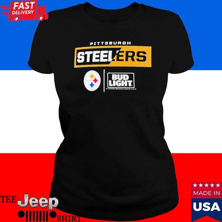 Pittsburgh Steelers Nfl X Bud Light Tee Shirt Hoodie Tank-Top Quotes