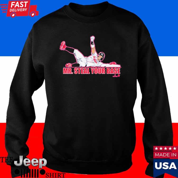 Official ronald Acuña Jr Mr. Steal Your Base T-Shirts, hoodie, tank top,  sweater and long sleeve t-shirt