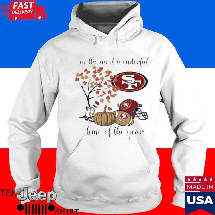 In The Most Wonderful Time Of The Year San Francisco 49ers T-shirt,Sweater,  Hoodie, And Long Sleeved, Ladies, Tank Top