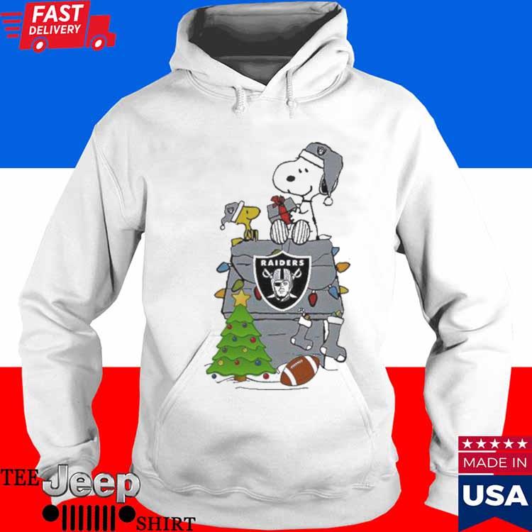 Official Snoopy las vegas raiders Christmas T-shirt, hoodie, tank top,  sweater and long sleeve t-shirt