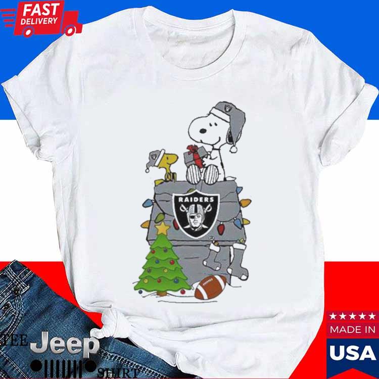 Official Snoopy las vegas raiders Christmas T-shirt, hoodie, tank top,  sweater and long sleeve t-shirt