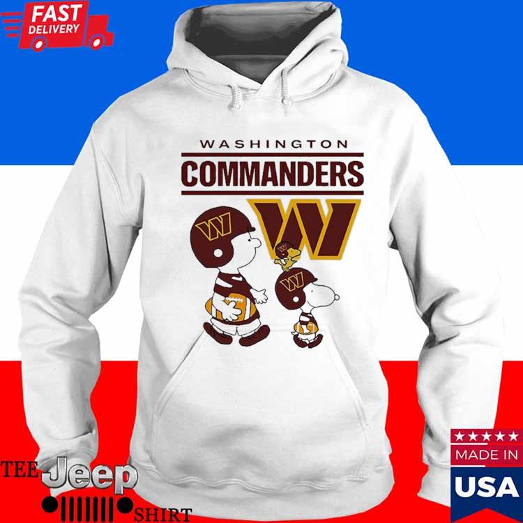 Official Washington Commanders Snoopy Charlie Brown Shirt - Limotees