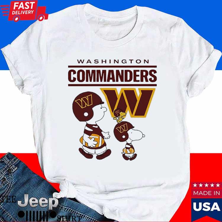 Washington Commanders Snoopy and Charlie Brown Peanuts shirt, hoodie,  sweater, long sleeve and tank top