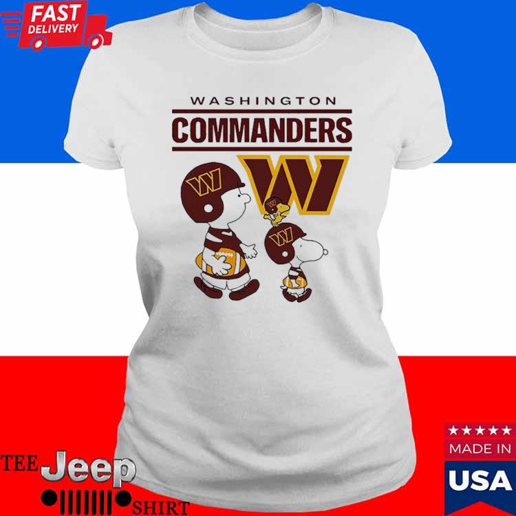 Washington Commanders Snoopy Charlie Brown Tee Shirt Hoodie Tank