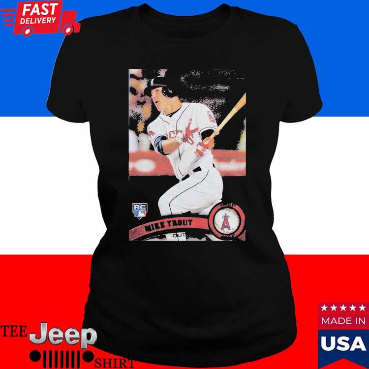 2011 Topps Baseball Mike Trout Angels Shirt - Shibtee Clothing