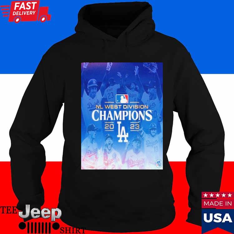 MLB Los Angeles Dodgers 2023 NL West Division Champions Shirt, hoodie,  sweater, long sleeve and tank top