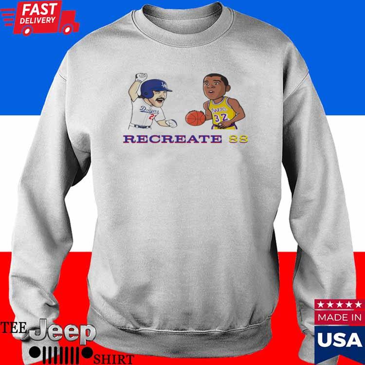 Get It Now Lakers Dodgers Recreate 88 T-Shirt Cheap 