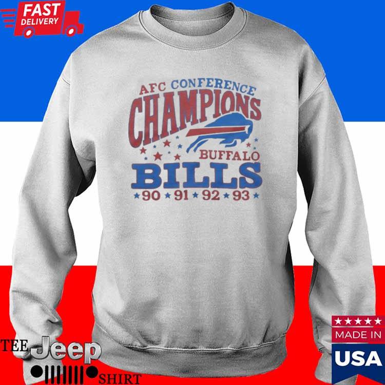 Official AFC conference champions Buffalo Bills 90 91 92 93 T-shirt,  hoodie, tank top, sweater and long sleeve t-shirt