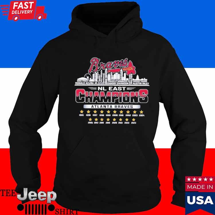 Atlanta Braves Skyline Players Name Nl East Champions 2023 Shirt, hoodie,  sweater, ladies v-neck and tank top