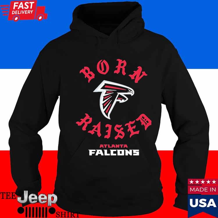 Official Atlanta Falcons Born X Raised Unisex T-shirt, hoodie, sweater and  long sleeve