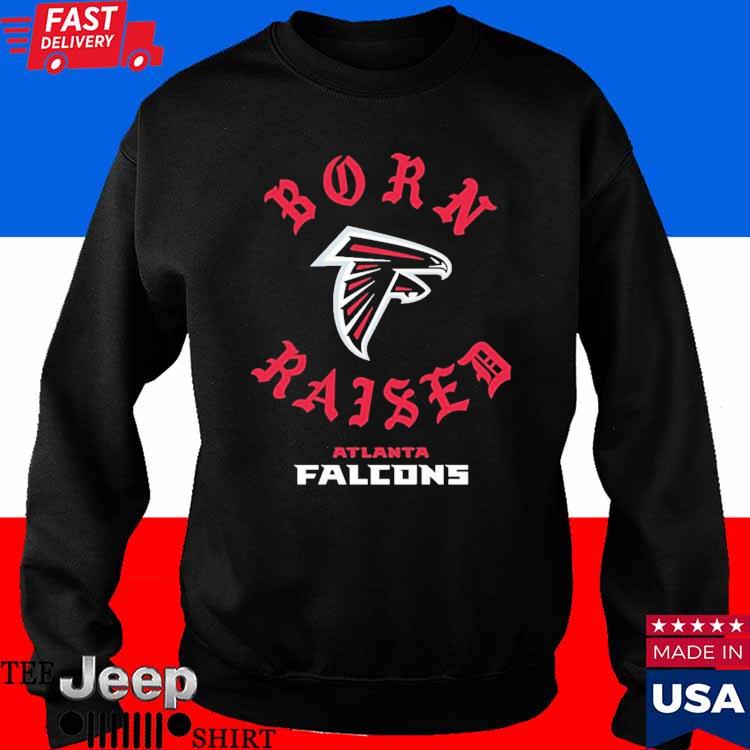 Official atlanta Falcons Born X Raised Unisex T Shirt - Limotees