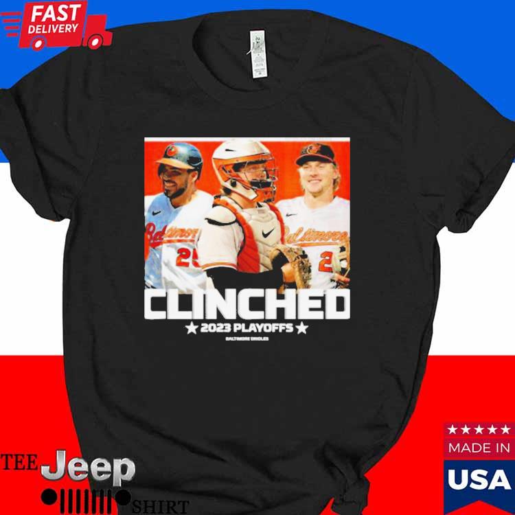 Postseason 2023 Clinched Baltimore Orioles Shirt, hoodie, sweater, long  sleeve and tank top