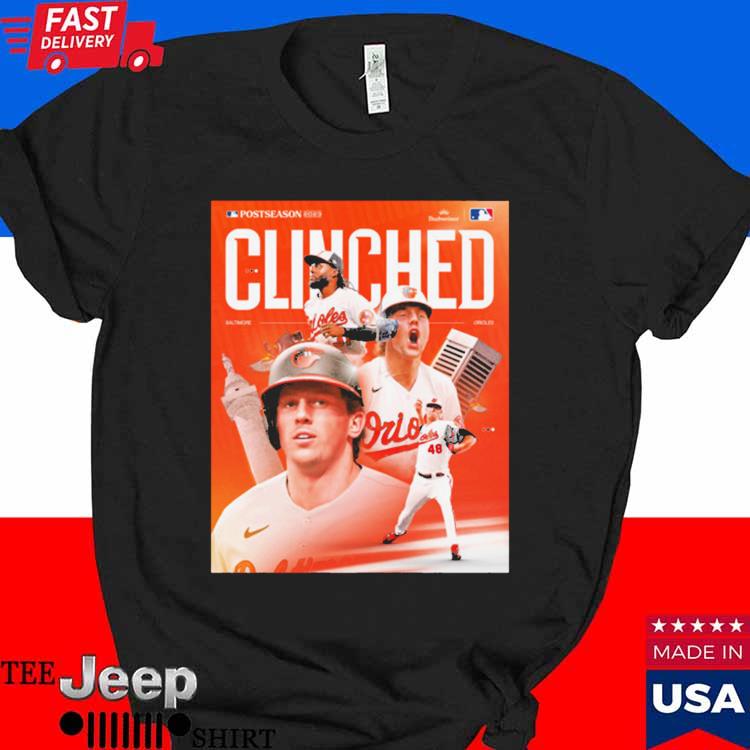 Baltimore Orioles Clinched 2023 Postseason Playoff Mlb Shirt, hoodie,  sweater, long sleeve and tank top