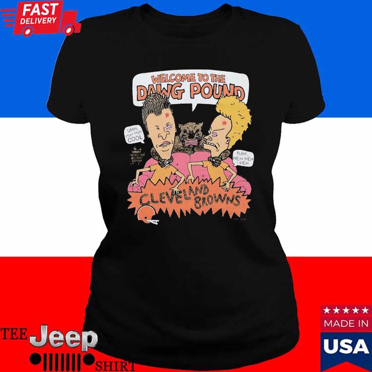 Beavis And Butthead X Cleveland Browns Dawg Pound Shirt