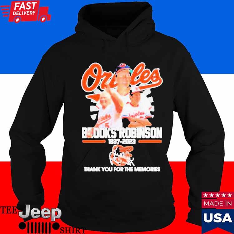 Brooks Robinson 1937 – 2023 Mr. Oriole Thank You For The Memories Limited  Edition T-Shirt, hoodie, sweater, long sleeve and tank top