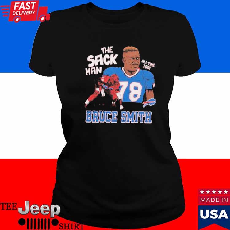 The Sack Man Buffalo Bills Bruce Smith Shirt, hoodie, longsleeve,  sweatshirt, v-neck tee