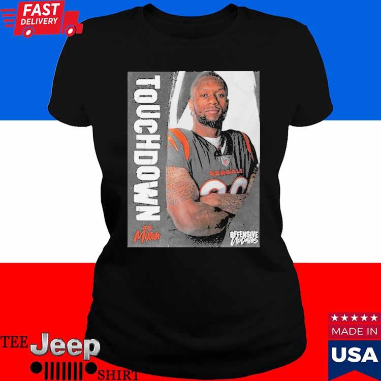 Cincinnati Bengals 14 Yard Touchdown For Joe Mixon Offensive Updates  T-Shirt, hoodie, sweater, long sleeve and tank top