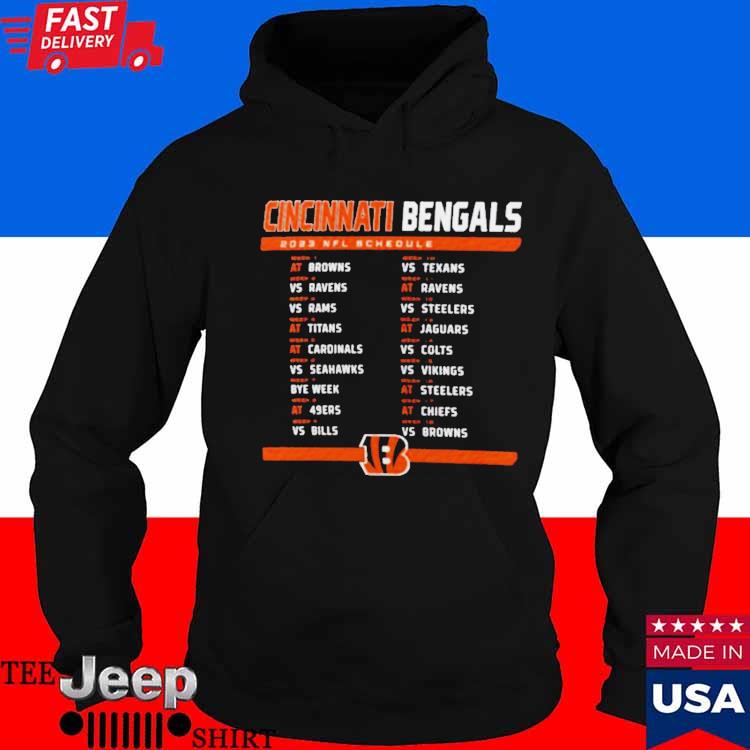 Official NFL Team Apparel Boys' Cincinnati Bengals Abbreviated 2023 T-Shirt,  hoodie, sweater, long sleeve and tank top