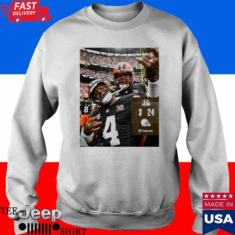 Cleveland Browns Final Score 24 3 Bengals T-Shirt, hoodie, longsleeve,  sweatshirt, v-neck tee