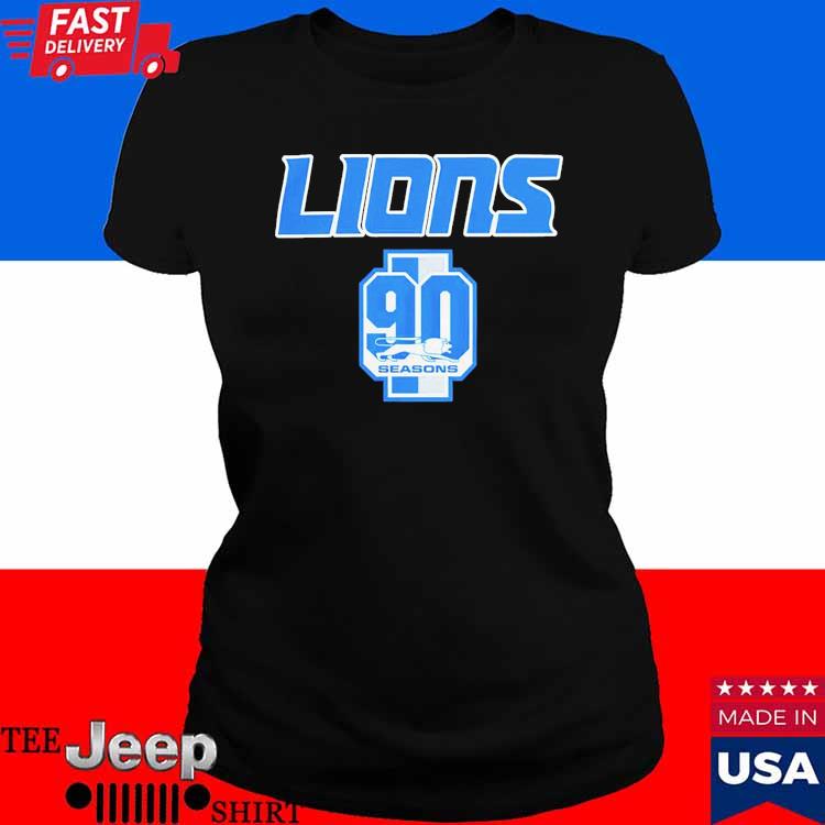 Detroit Lions Celebrate 90th Season Shirt - High-Quality Printed Brand