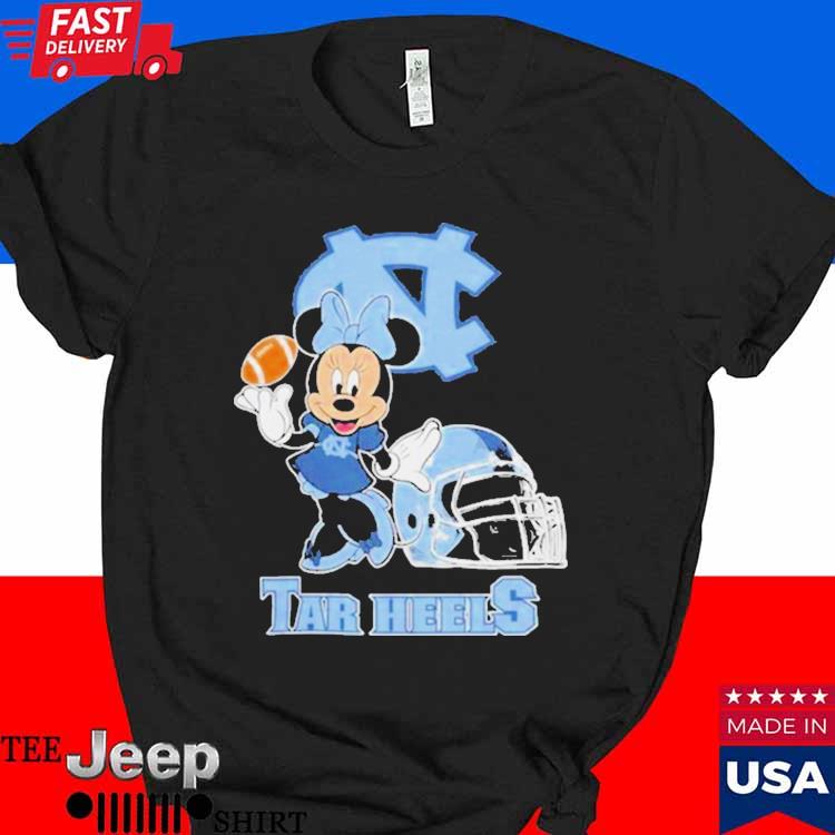 Disney Minnie Mouse North Carolina Tar Heels Football 2023 Shirt