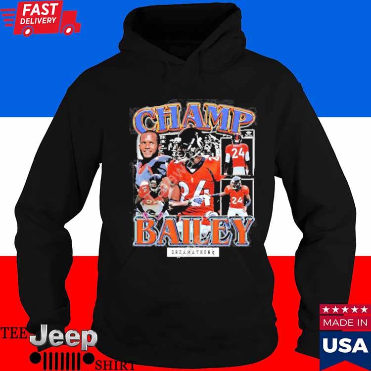 Official Dreamathon merch Champ Bailey denver dreams photo design t-shirt,  hoodie, sweater, long sleeve and tank top