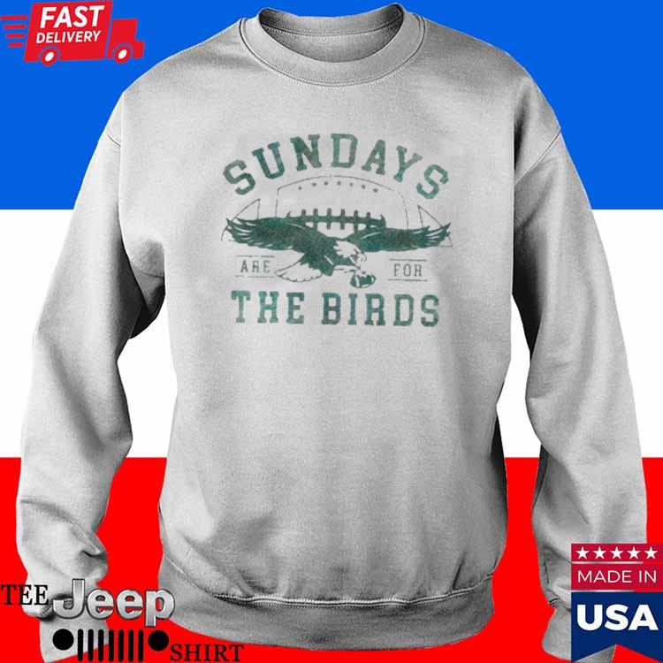 Eagles Kelly Green Hoodie Sweatshirt T Shirt Double Sided Sundays