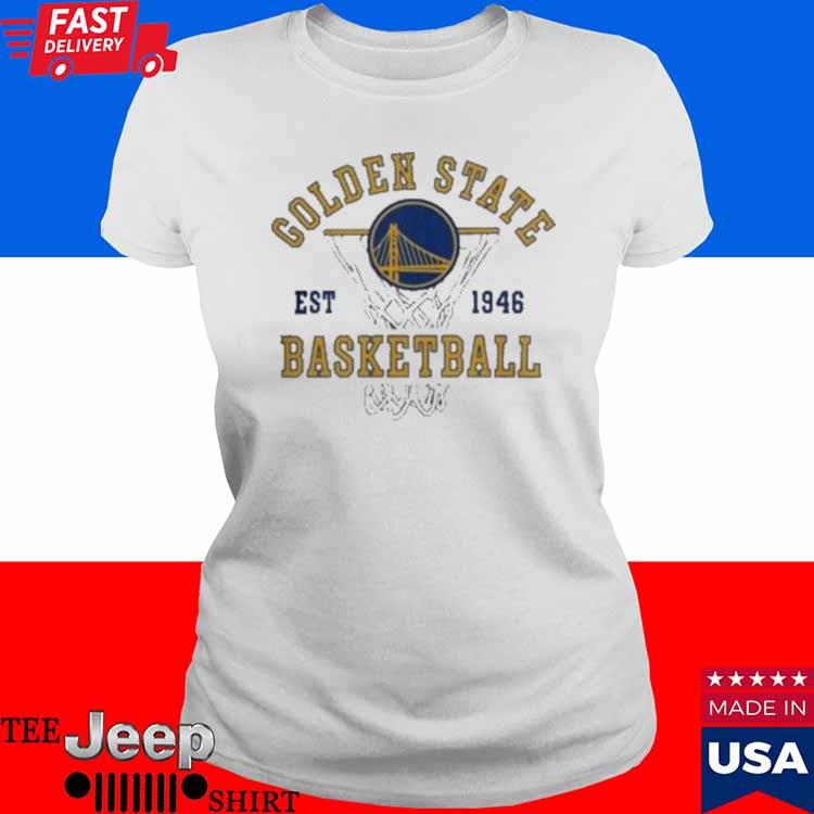 Vintage Logo EST 1946 Golden State Warriors T Shirt Womens, Golden State  Warriors Merchandise - Allsoymade