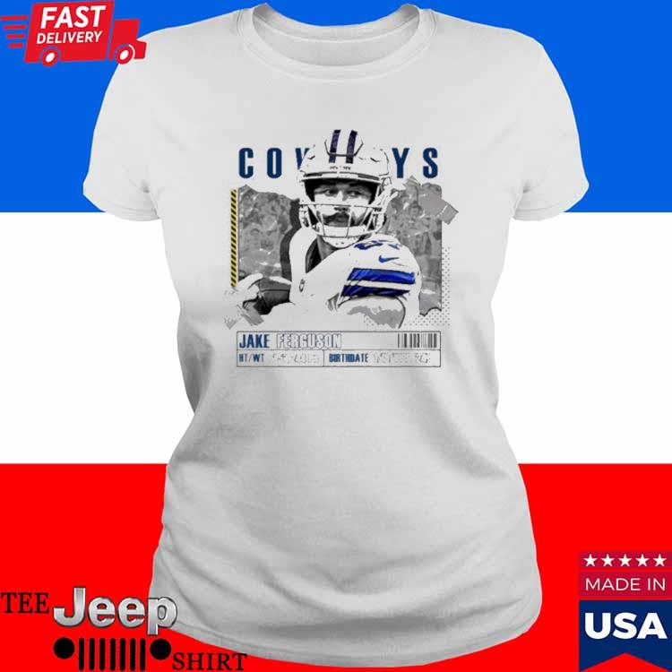 Jake Ferguson 87 Dallas Cowboys football player poster shirt, hoodie,  sweater, long sleeve and tank top