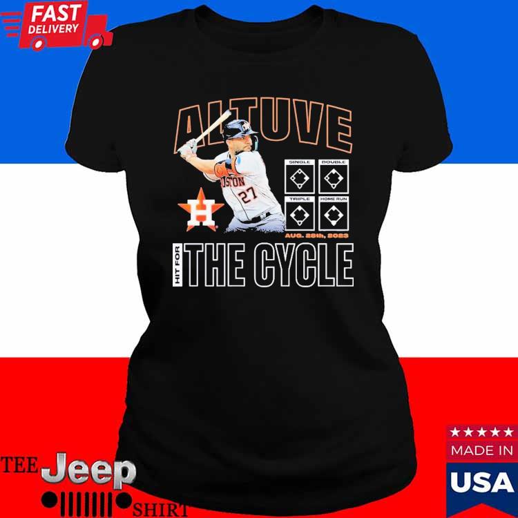 Jose Altuve Houston Astros hit for the cycle shirt, hoodie