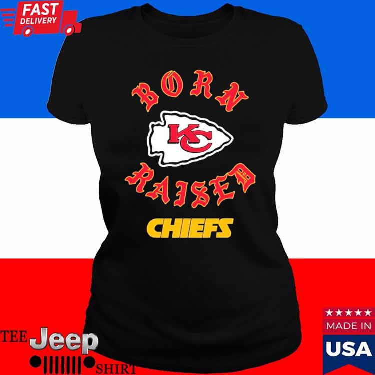 Kansas City Chiefs Born X Raised Unisex T-shirt - Shibtee Clothing