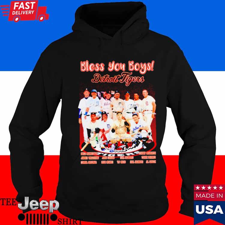 Legend Bless You Boys Detroit Tigers Signatures shirt, hoodie