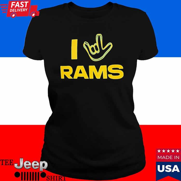 Los Angeles Rams The Nfl Asl Collection By Love Sign Tri Blend Shirt