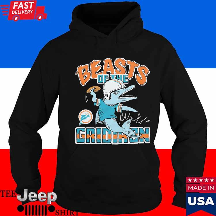 Official miami Dolphins Beasts Of The Gridiron T-Shirts, hoodie, tank top,  sweater and long sleeve t-shirt